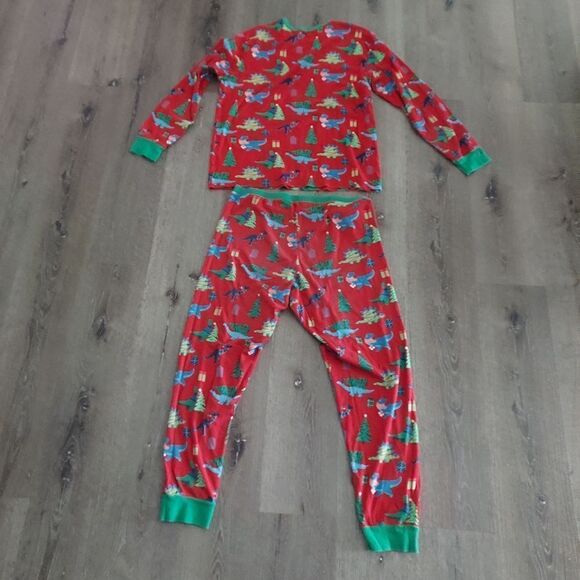 Wondershop Dinosaur Christmas Pajama Set Mens Large - Picture 6 of 8